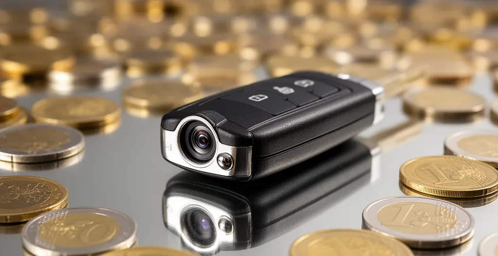 Boîtier connecté d'assurance automobile surveillant la conduite pour calculer les économies potentielles