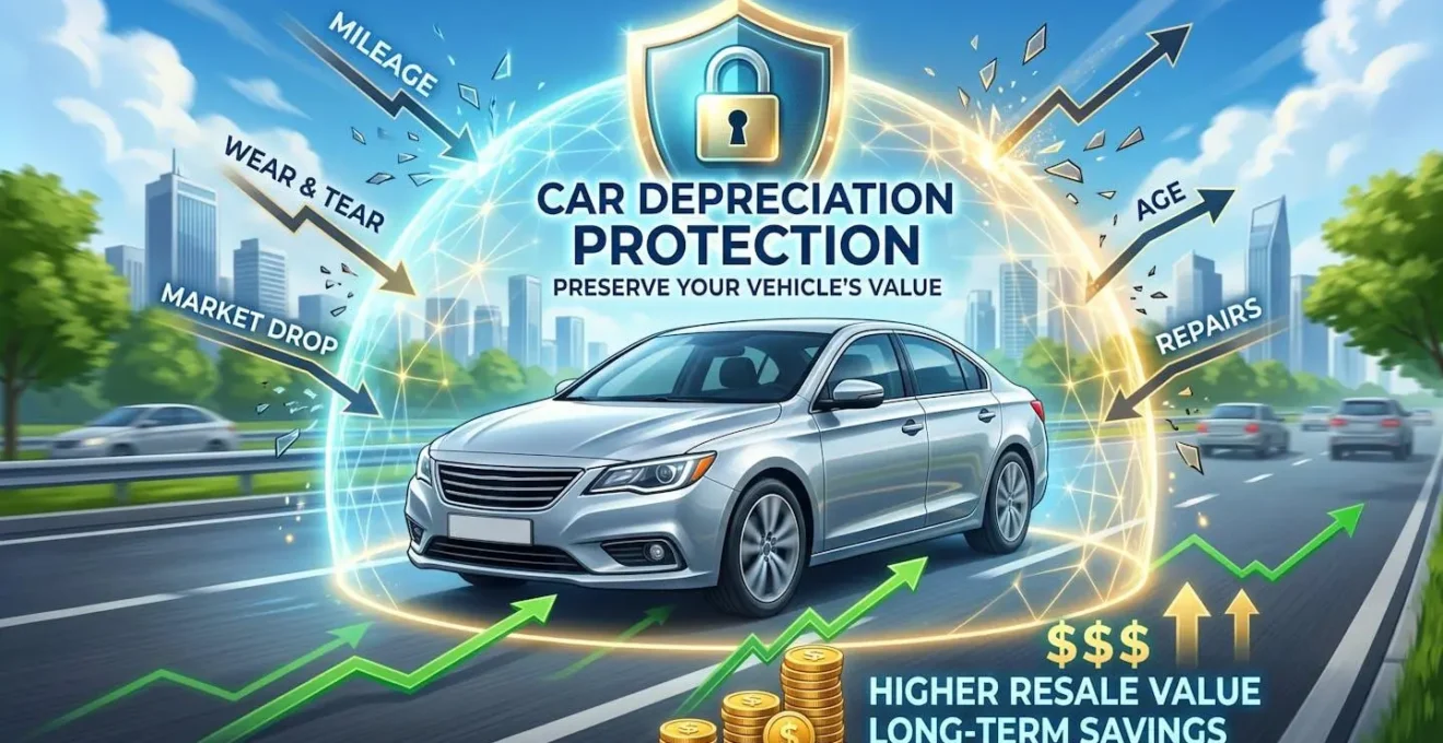 Visualisation de la protection contre la dépréciation automobile