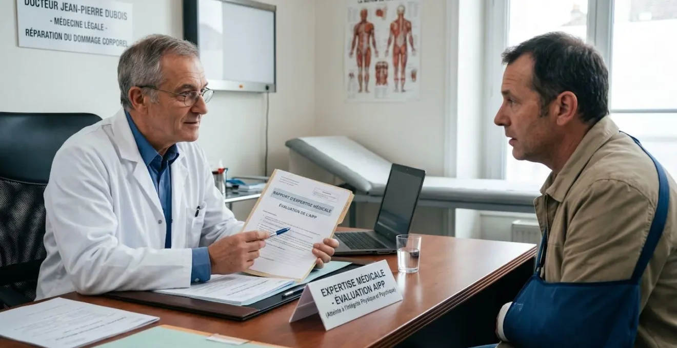 Expertise médicale pour évaluation du taux AIPP après accident